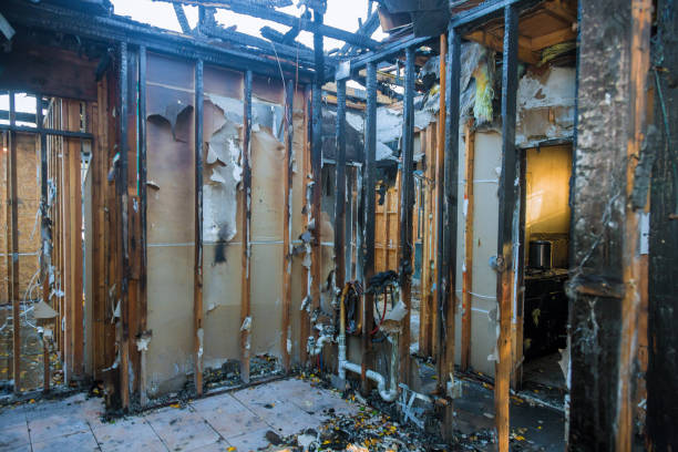 Professional Fire Damage Repair technician working in Bristol, PA